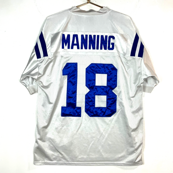 Vintage Indianapolis Colts Jersey Size 52 Reebok Peyton Manning White Nfl