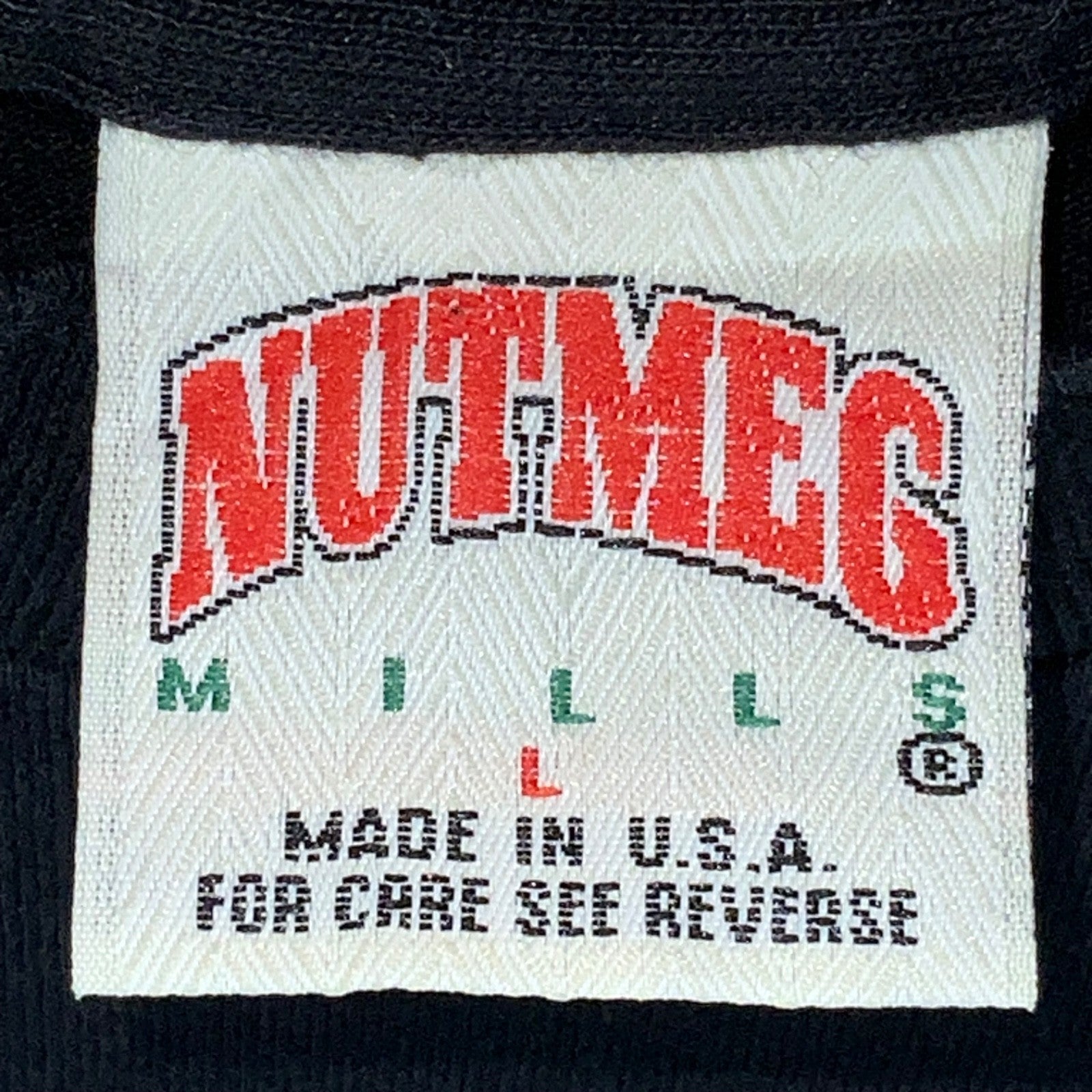 Vintage Minnesota Vikings Nutmeg T-Shirt Large Made Usa Single Stitch Nfl 90s
