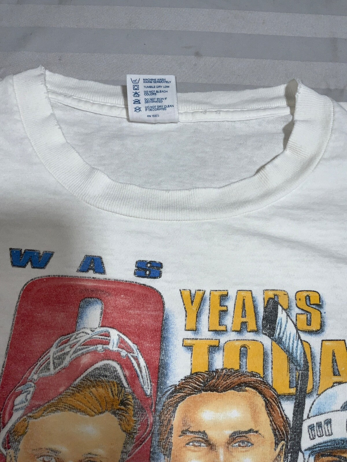 Vintage Detroit Red Wings Caricature Delta T-shirt XL Nhl Cpt. Stevie’s Slapshot
