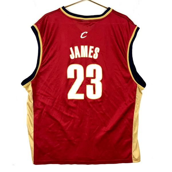 Cleveland Cavaliers Jersey 2XL Reebok LeBron James Red Nba