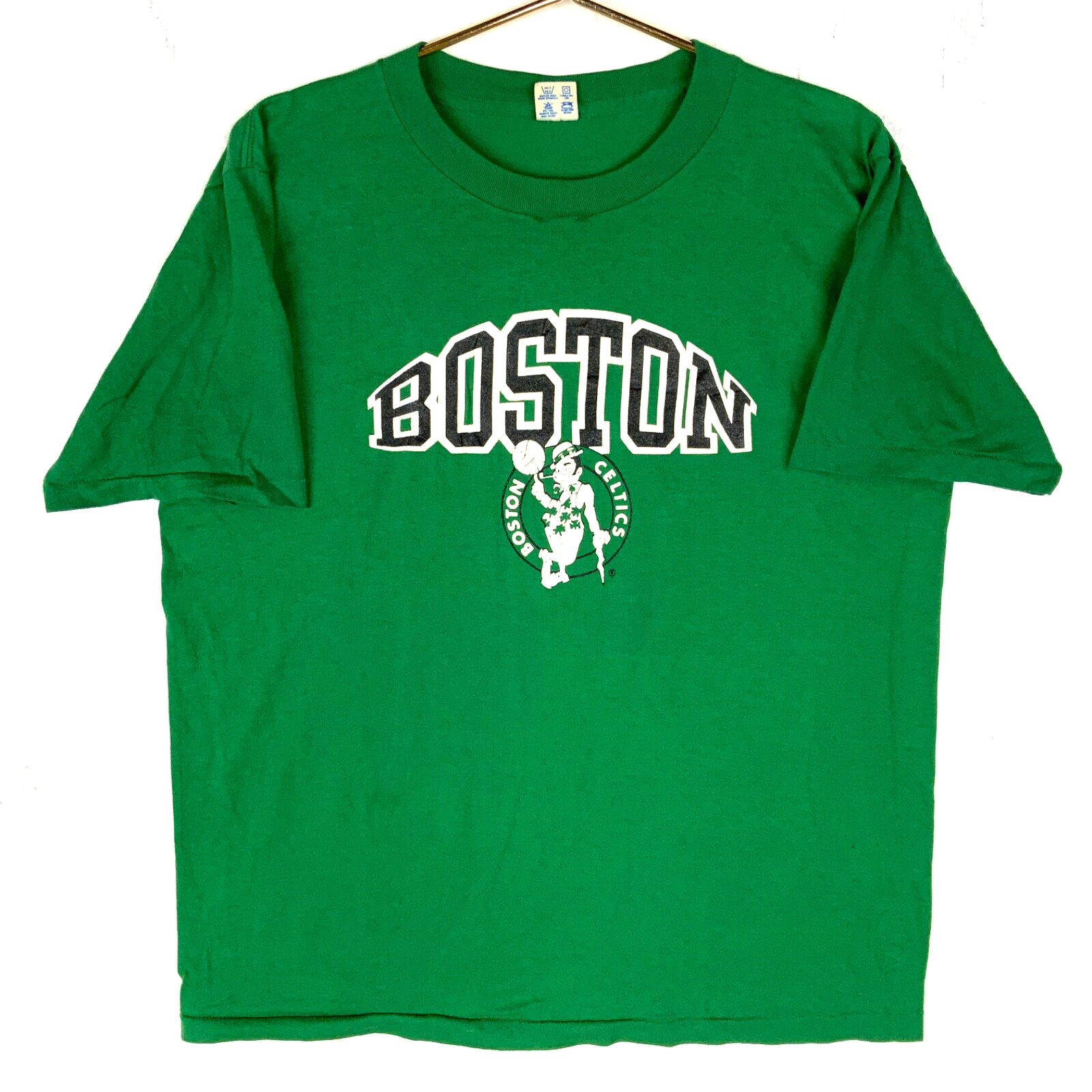 Vintage Boston Celtics Champion T-shirt XL Green Made Usa Single Stitch Nba 80s
