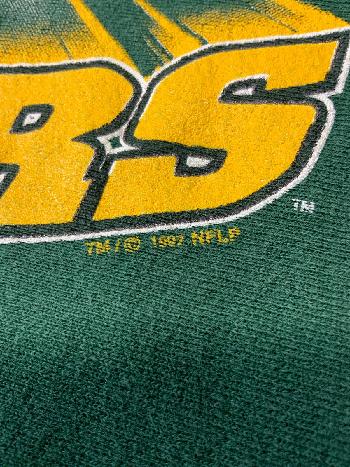 Vintage Green Bay Packers Super Bowl Champs Sweatshirt Large Green 1997 Nfl