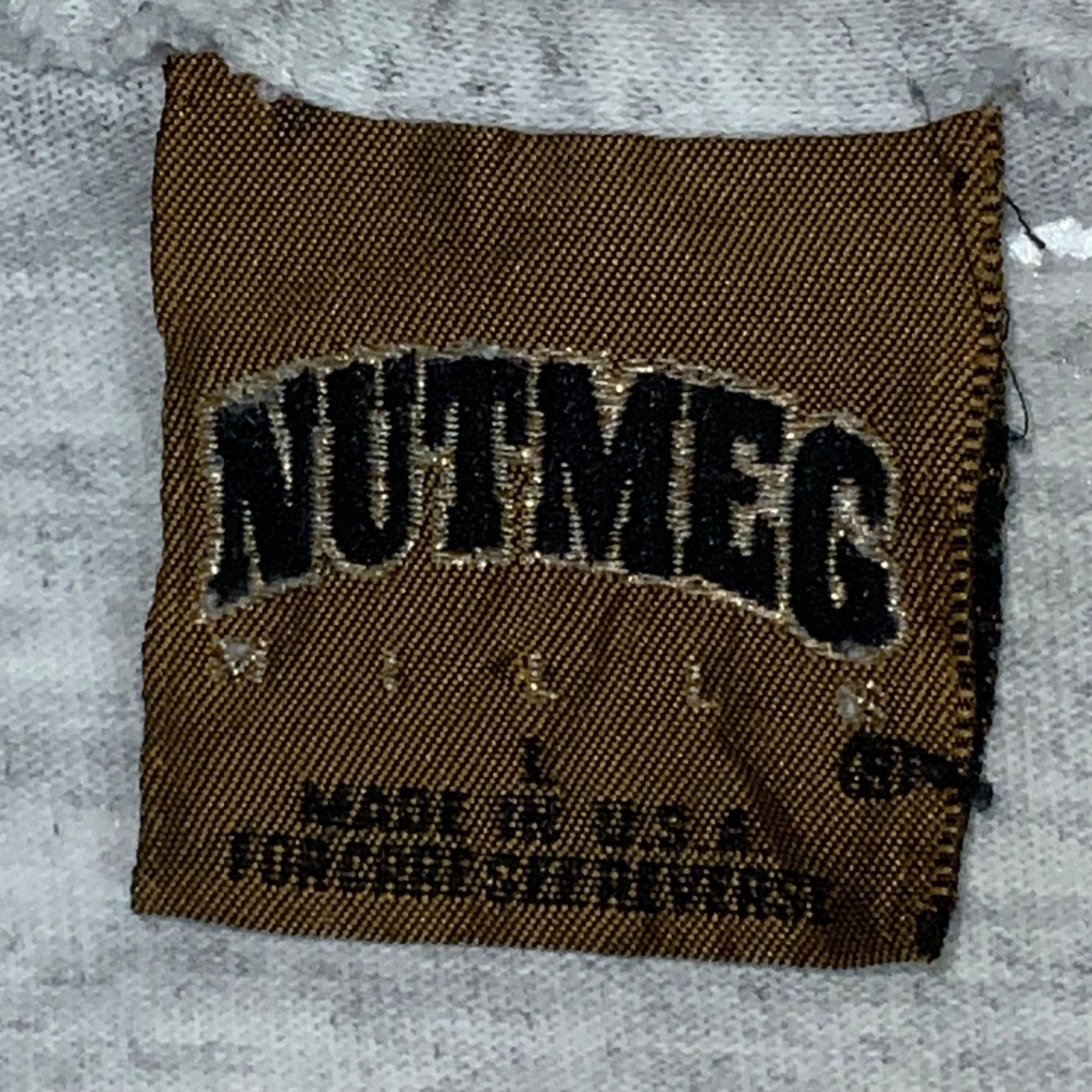 Vintage Anaheim Mighty Ducks Nutmeg T-Shirt Large Made Usa Nhl Breakthrough 90s