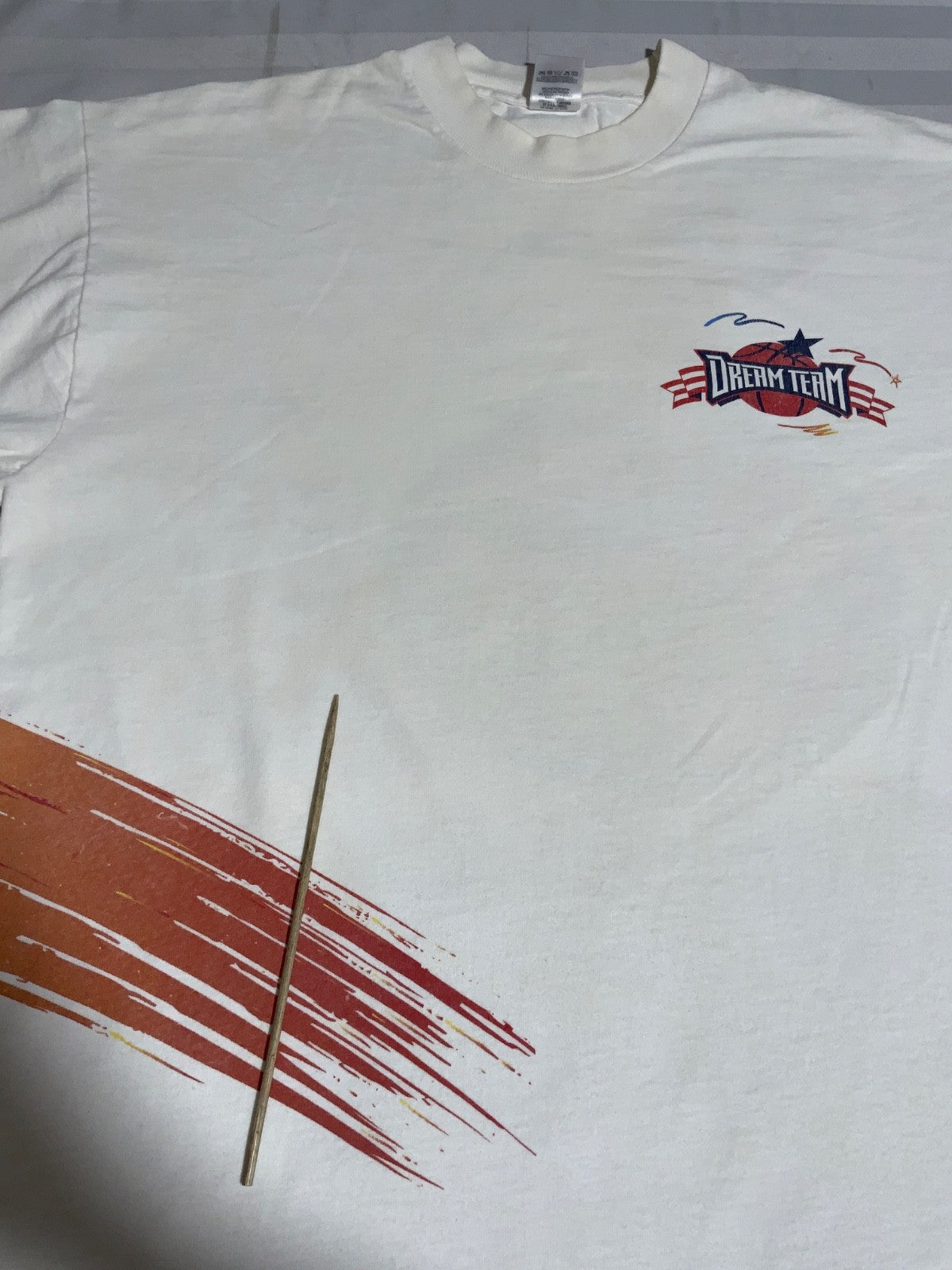 Vintage Usa Basketball Dream Team T-Shirt XL White Single Stitch Olympics 1990s