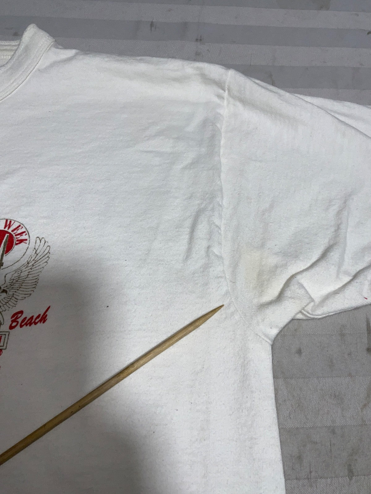 Vintage Harley Davidson T-Shirt Large Henley 1994 Daytona Beach Bike Week 90s