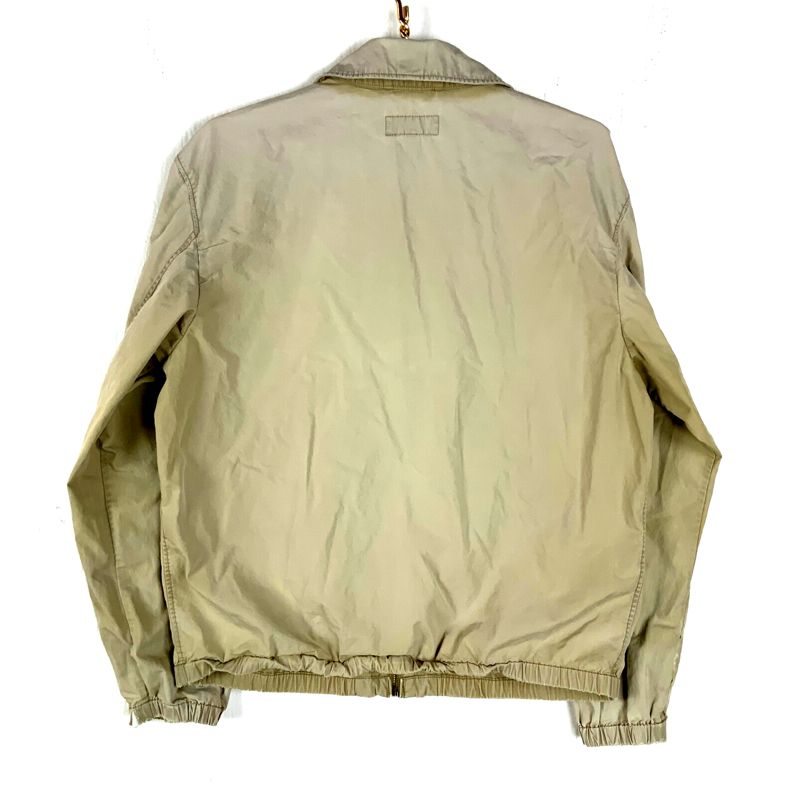 Polo Ralph Lauren Harrington Jacket Size Large Brown Full Zip