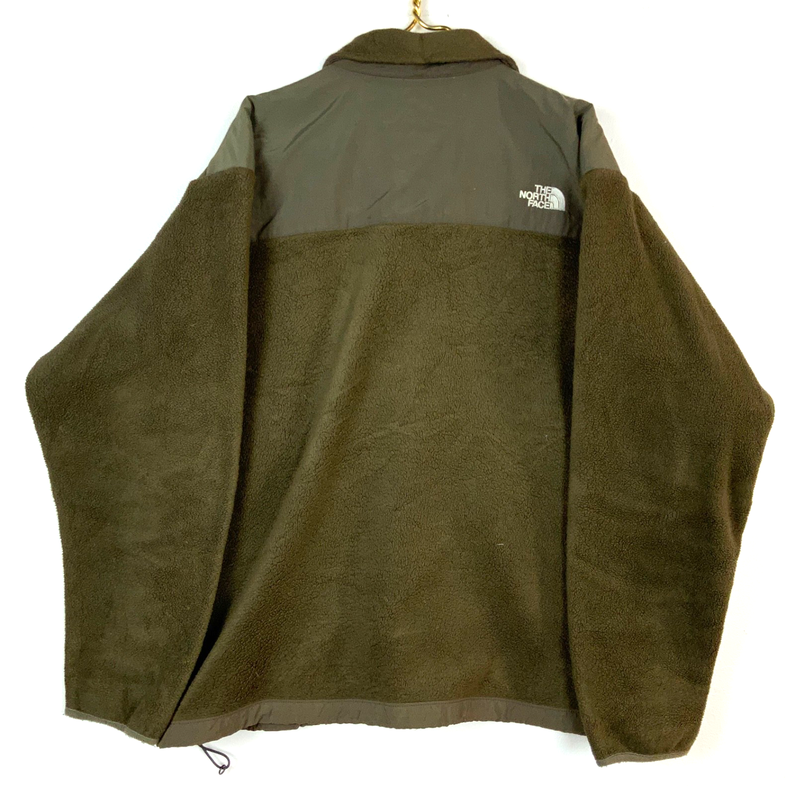 The North Face Denali Fleece Sweater Jacket Large Brown Full Zip Polartec