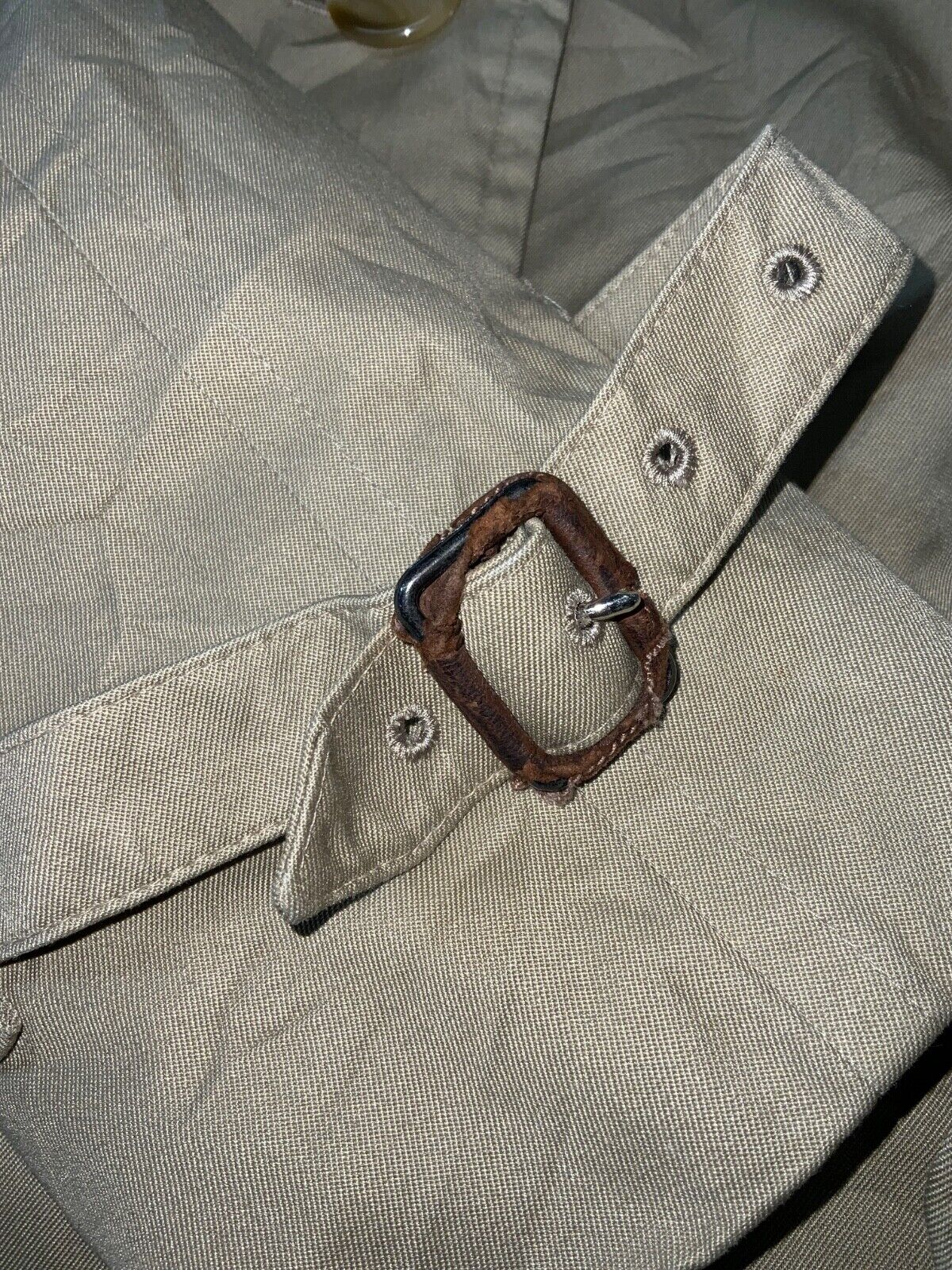 Vintage Burberrys’ Trench Coat Jacket Large Beige Made In England