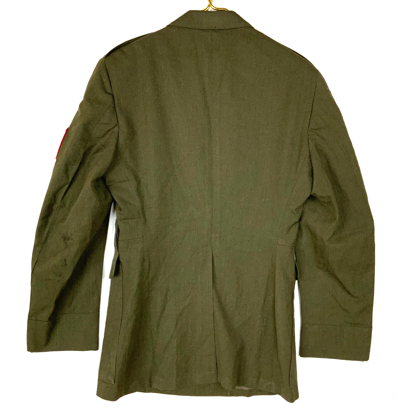 Vintage Us Army Blazer Jacket Size XS Green Button Up Usmc