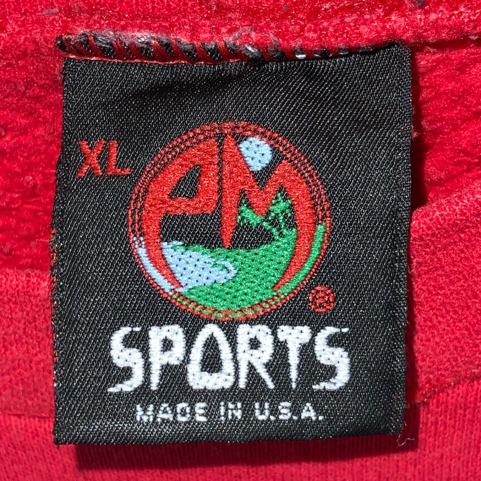 Vintage Maryland Terrapins Sweatshirt XL Red Made in Usa Ncaa 90s