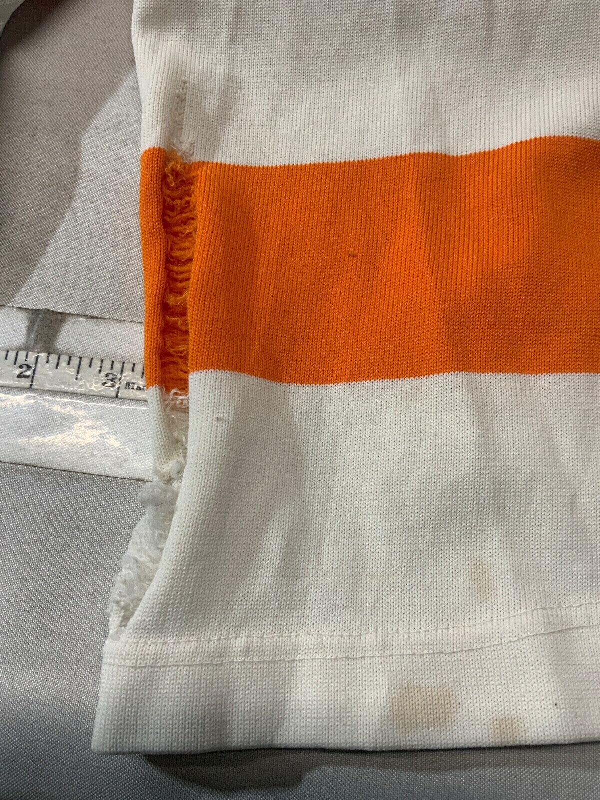 Vintage 1970s Hockey Jersey 2XL White