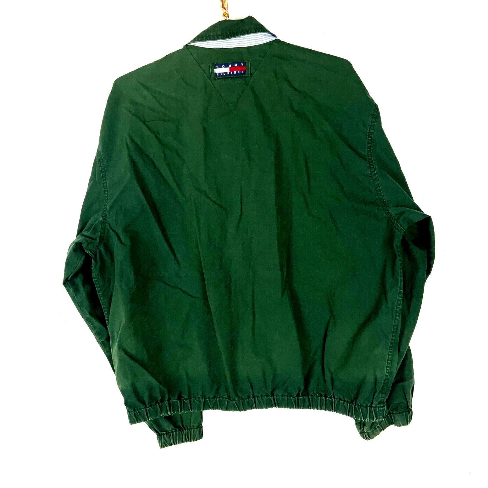 Vintage Tommy Hilfiger Harrington Jacket Medium Green Full Zip 90s