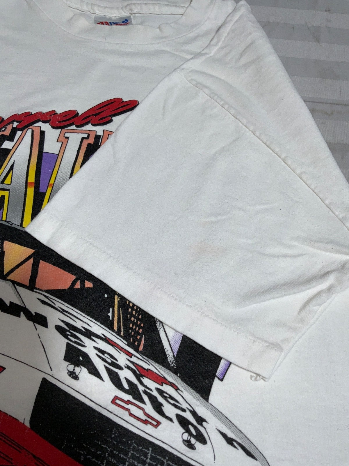 Vintage Nascar T-shirt Large Made Usa Single Stitch 1994 Darrell Waltrip 90s