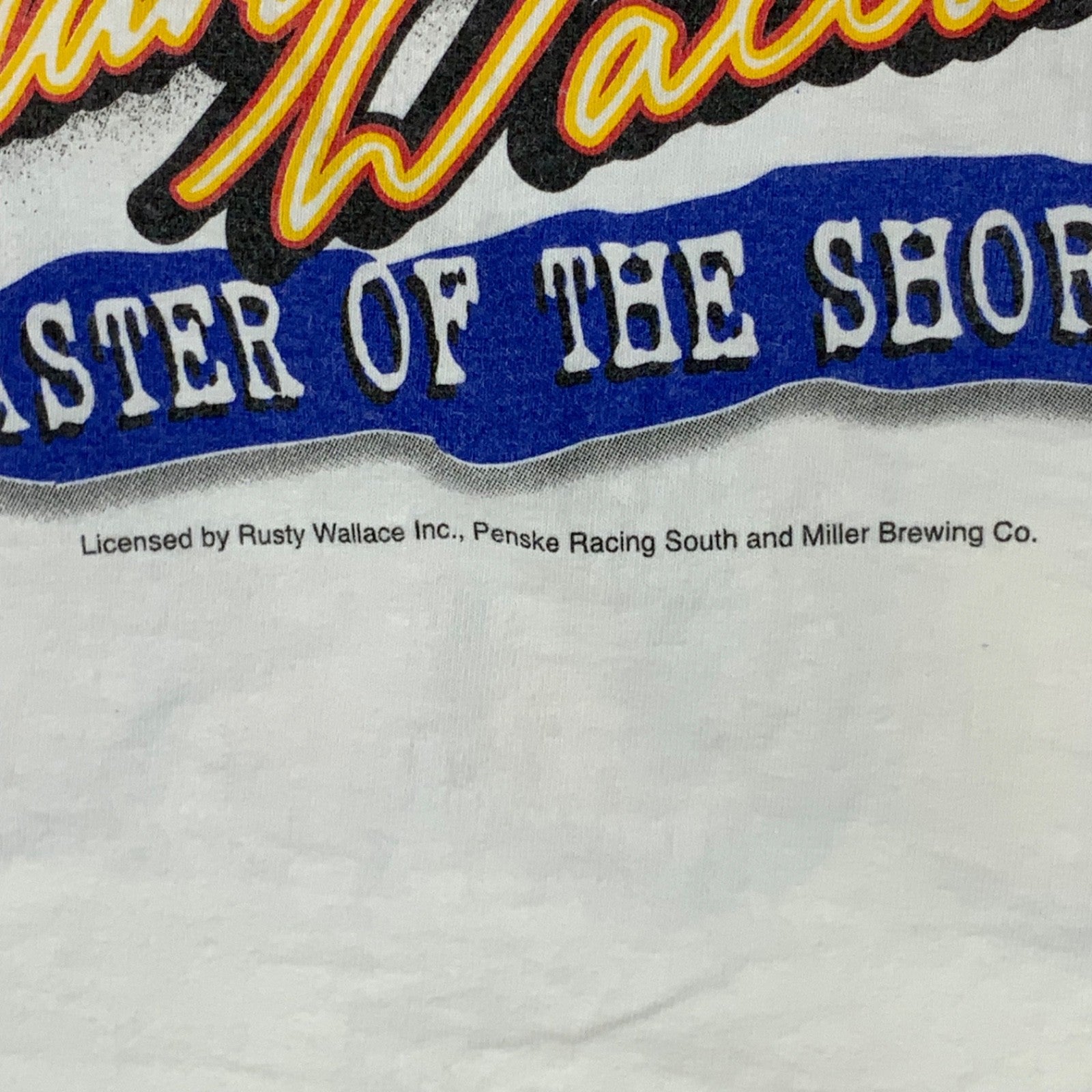 Vintage Nascar Chase T-shirt Medium Double Sided 2000 Rusty Wallace 50th Win