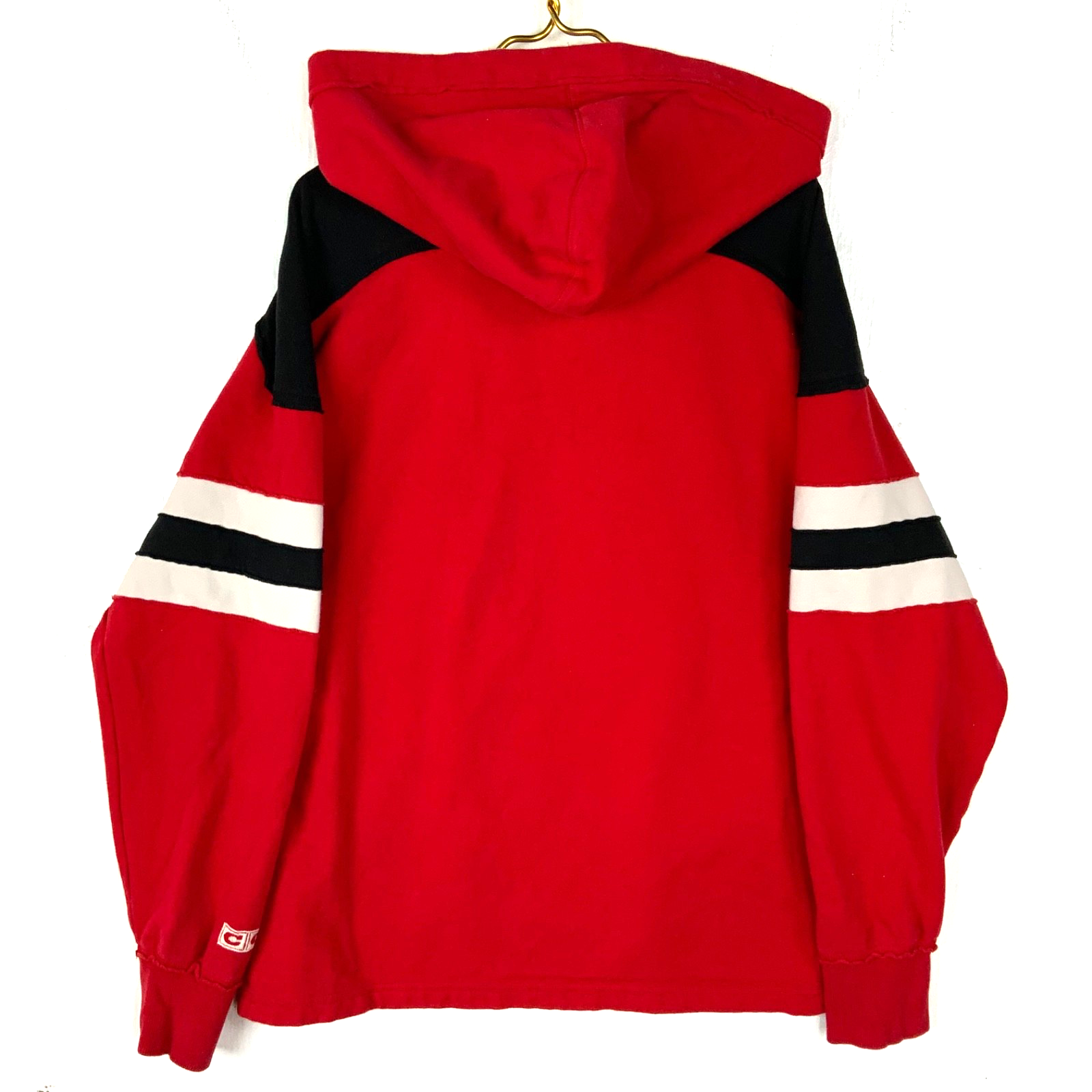 Vintage Chicago Blackhawks Ccm Sweatshirt Hoodie Medium Red Nhl Hockey