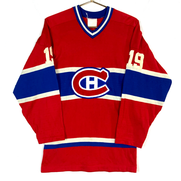 Vintage Montreal Canadiens Jersey Small Red Nhl Larry Robinson 70s 80s