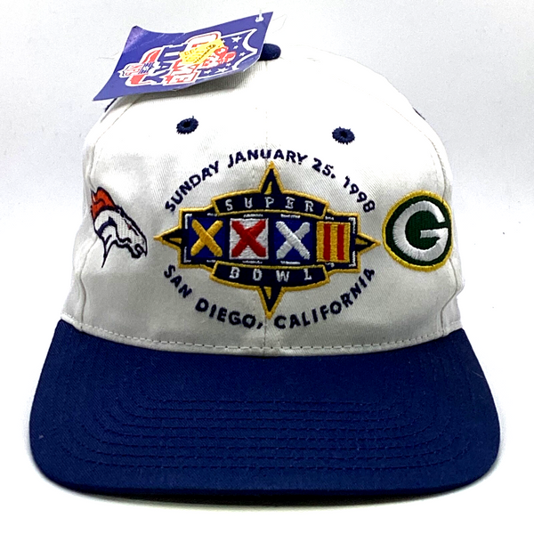 Vintage Super Bowl 32 Twins Enterprise SnapBack Hat Cap Adjustable Nfl New Old