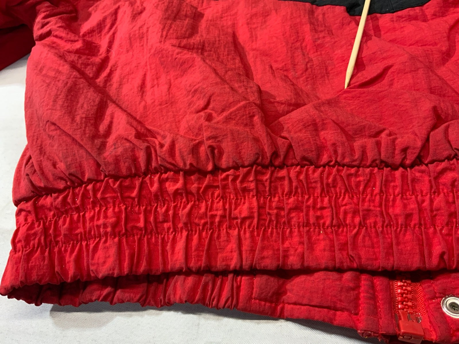 Vintage Wisconsin Badgers Logo 7 Puffer Jacket XL Red Ncaa Full Zip 90s