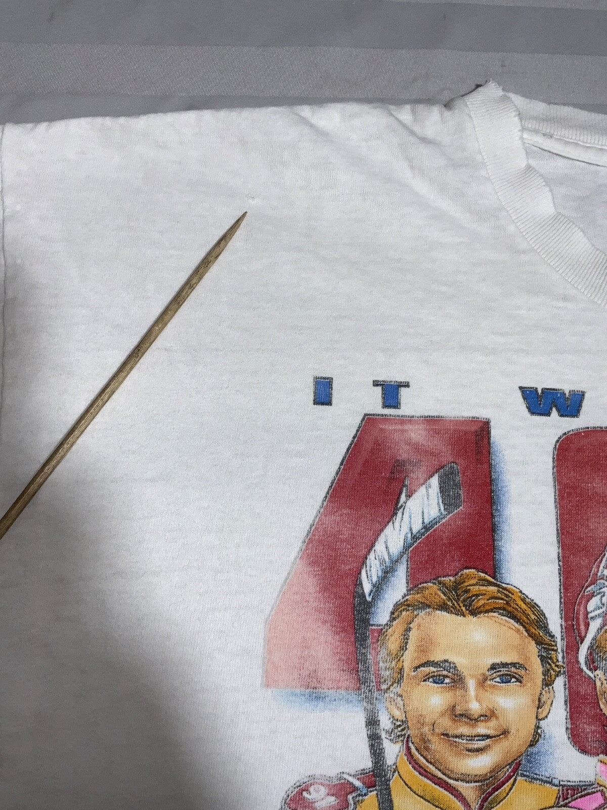 Vintage Detroit Red Wings Caricature Delta T-shirt XL Nhl Cpt. Stevie’s Slapshot
