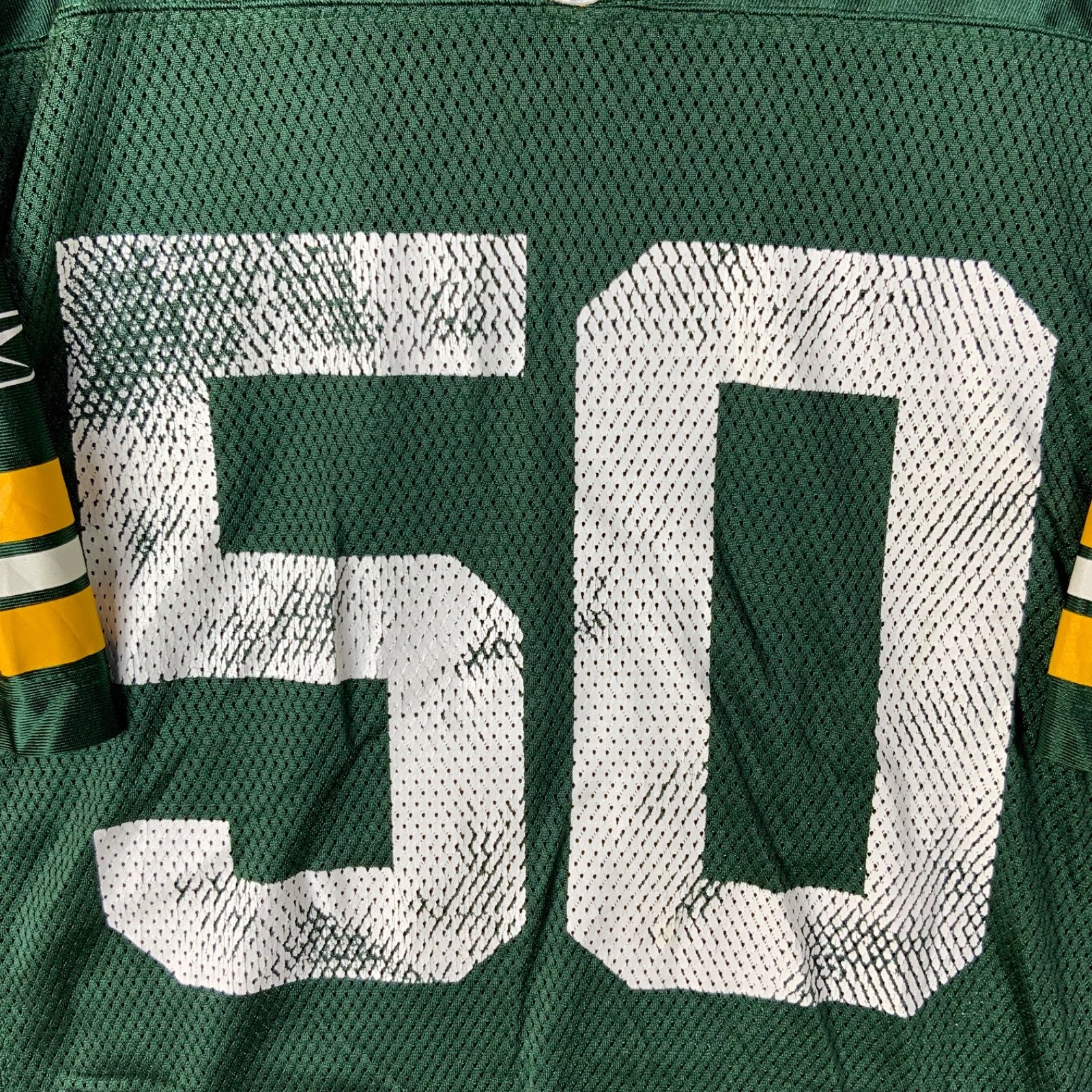 Vintage Green Bay Packers Jersey Small Reebok AJ Hawk Green Nfl