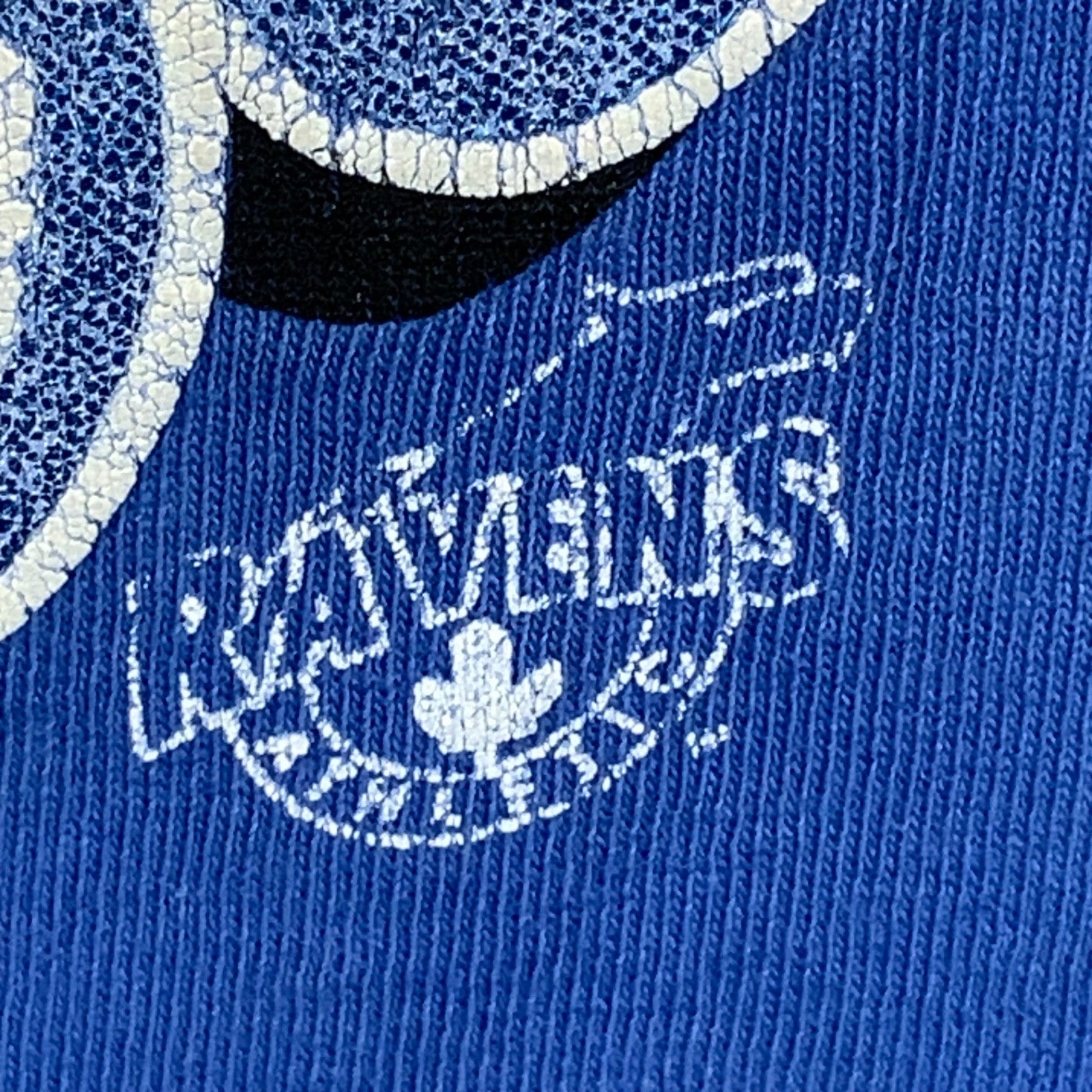 Vintage St. John’s Maple Leafs T-Shirt Large Single Stitch Nhl Best In Blue 90s