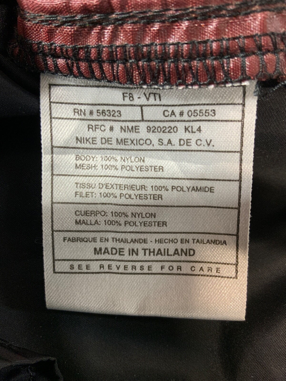Vintage Nike Windbreaker Jacket Medium Black Full Zip Lined
