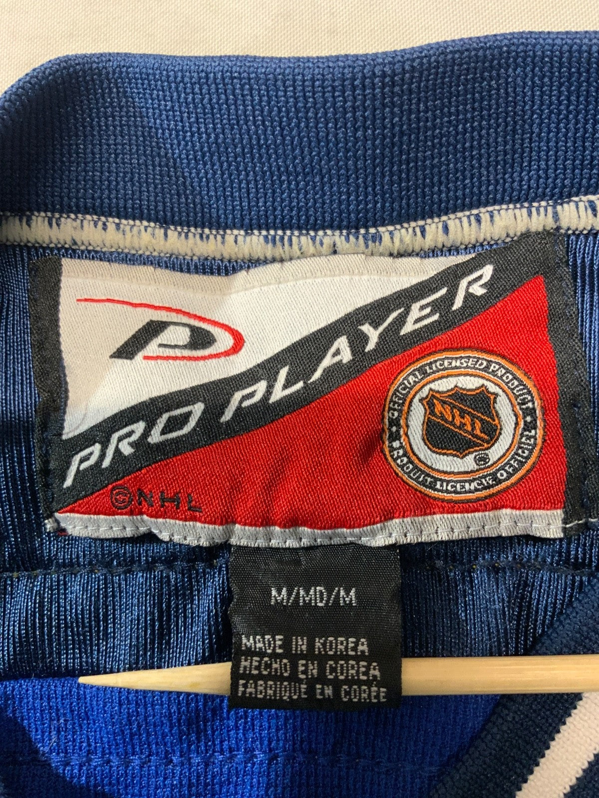 Vintage St Louis Blues Jersey Medium Pro Player Blue Nhl Autographed