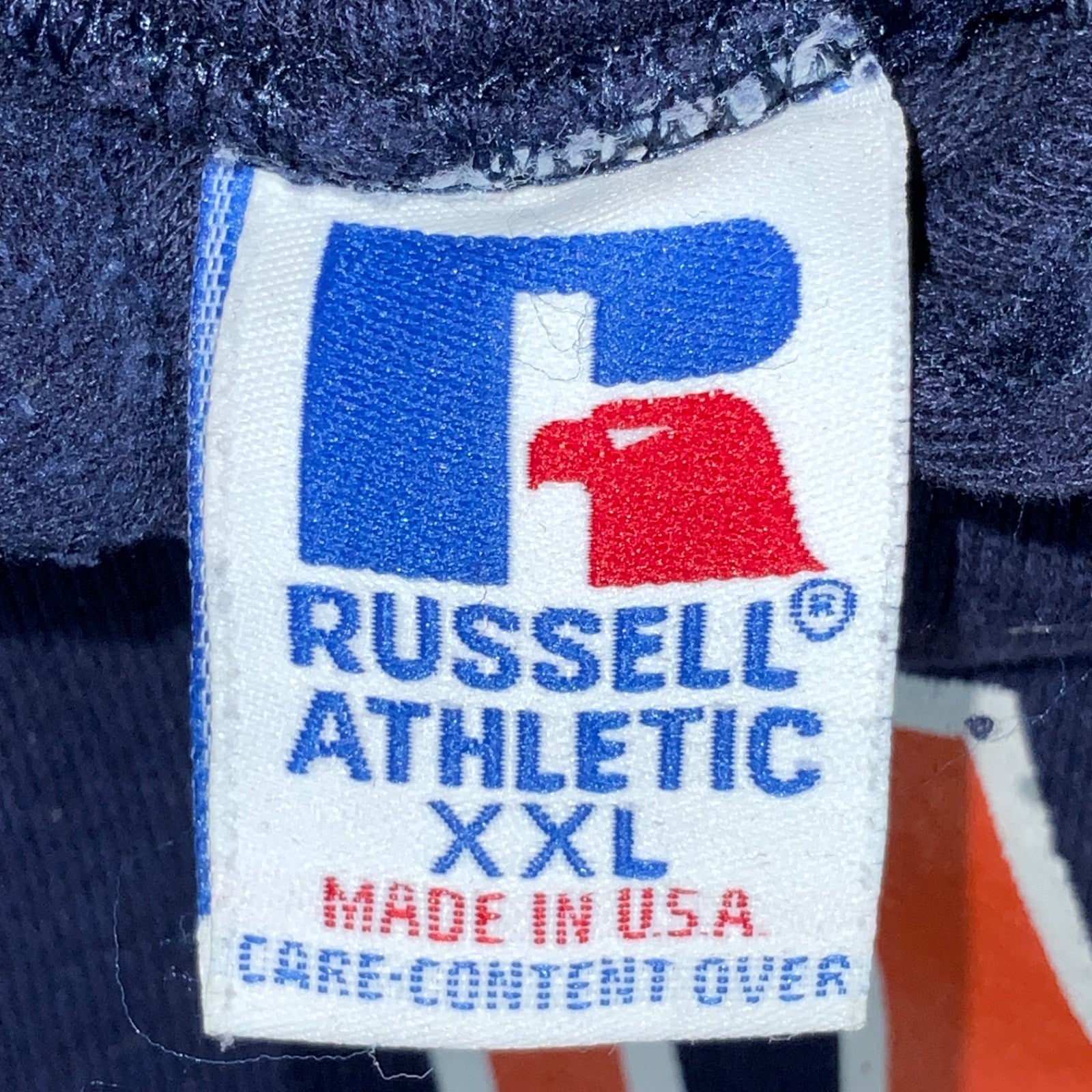 Vintage Illinois Fighting Illini Russell Sweatshirt Hoodie 2XL Made Usa Ncaa 90s