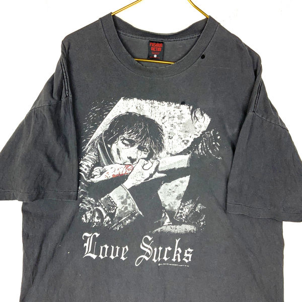 Vintage Fashion Victim T-Shirt XL Single Stitch 1994 Love Sucks Tim Bradstreet