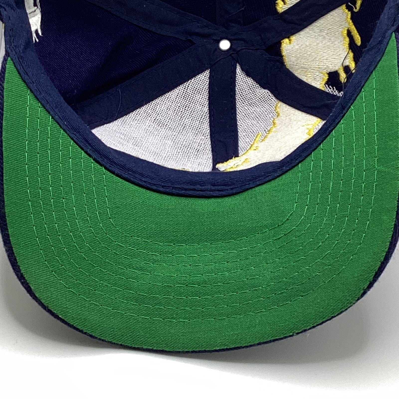 Vintage Indiana Pacers Logo Athletic Splash SnapBack Hat Cap Adjustable Nba