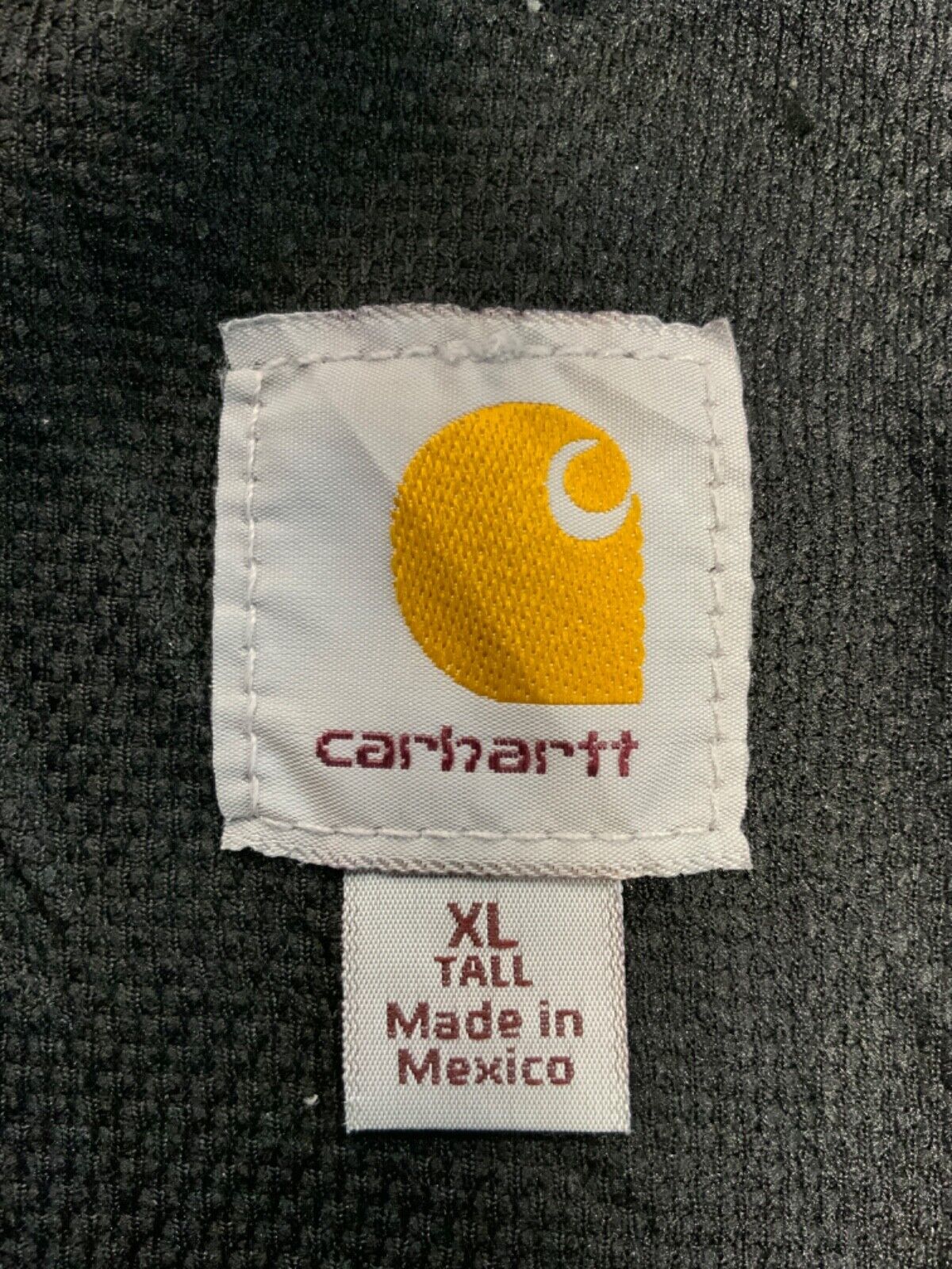 Carhartt Active Lined Sweatshirt Hoodie Jacket XL Tall Blue Full Zip Workwear