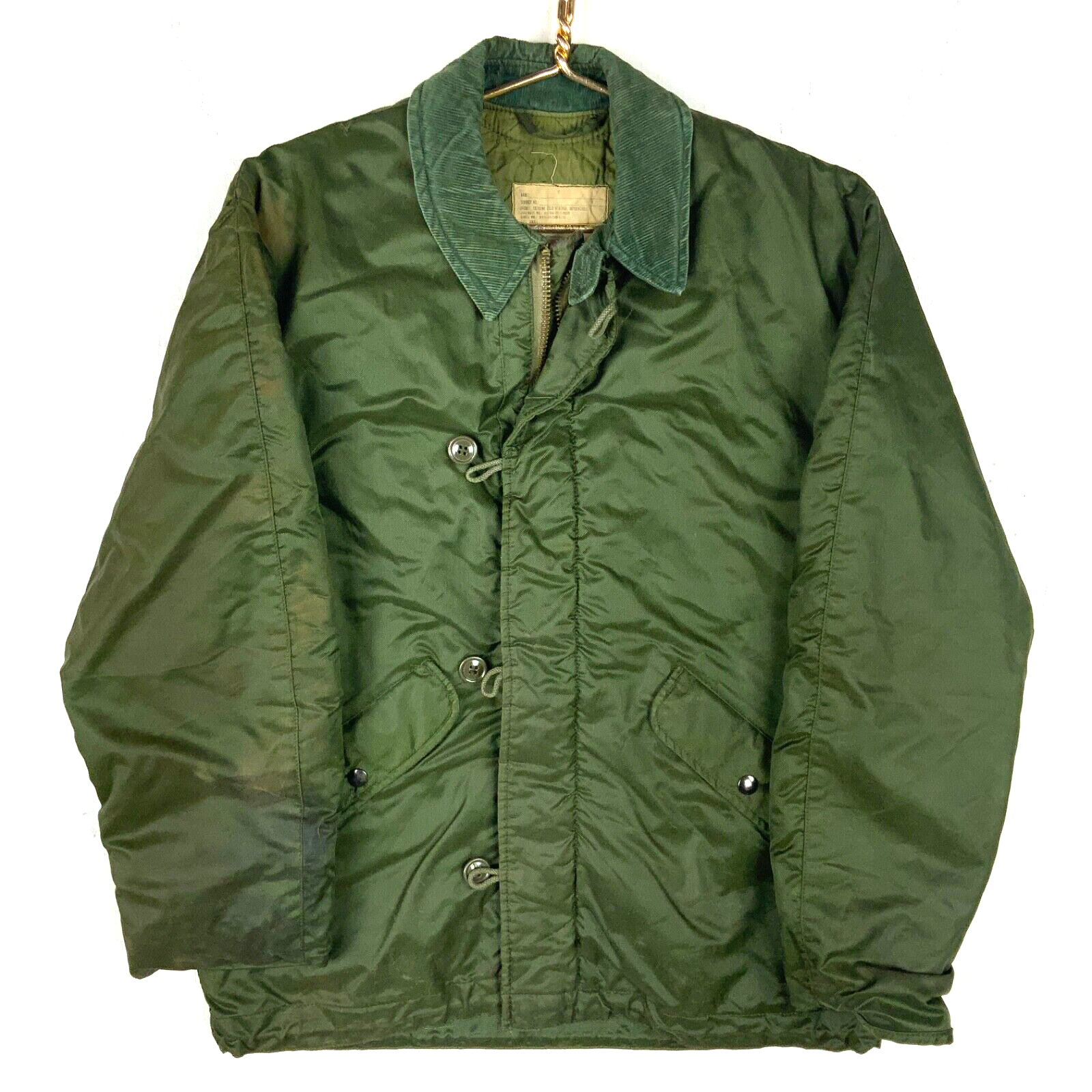 Vintage Alpha Industries U.S. Army Cold Weather Jacket Small 1978 S.A.S.S.
