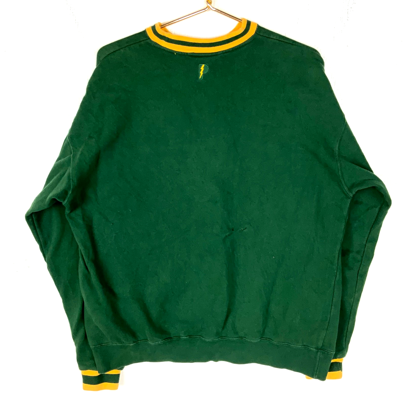 Vintage Green Bay Packers Sweatshirt Large Green Nfl Embroidered