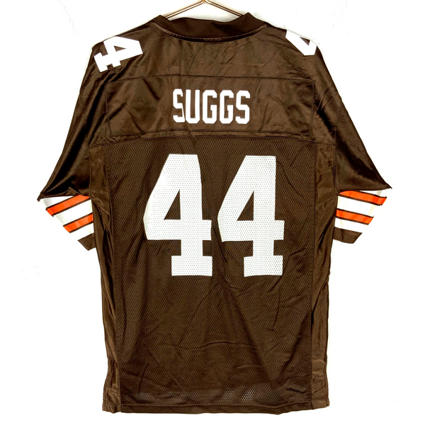 Cleveland Browns Jersey Medium Reebok Terrell Suggs Brown Nfl