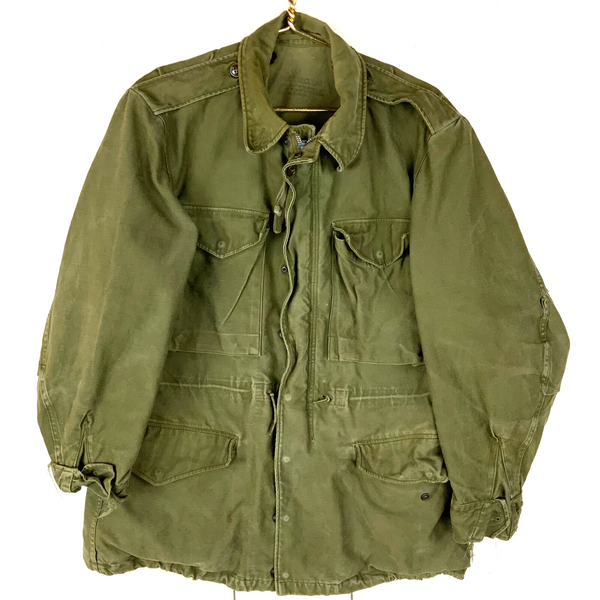 Vintage Us Army M-1951 Field Jacket Size Small Regular Green Full Zip