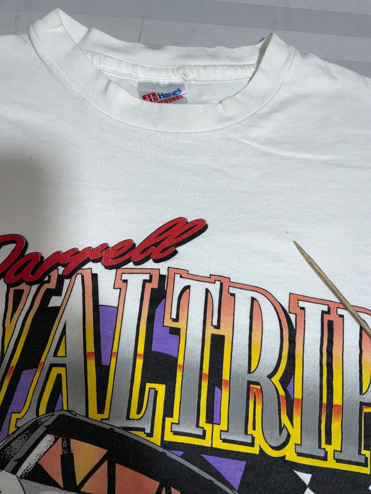 Vintage Nascar T-shirt Large Made Usa Single Stitch 1994 Darrell Waltrip 90s