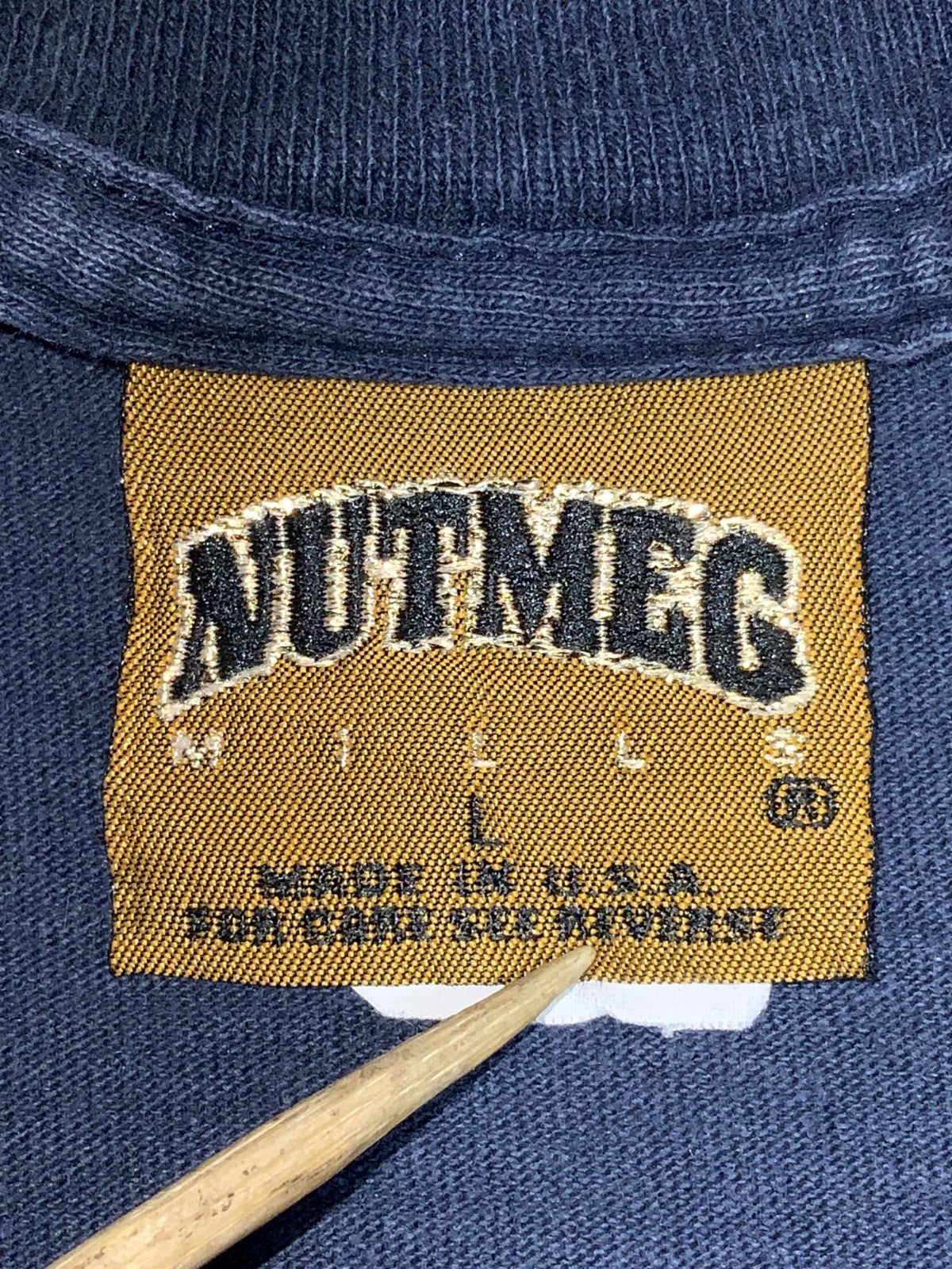 Vintage Michigan Wolverines Nutmeg T-Shirt Large Ncaa Football 1997 Champs 90s