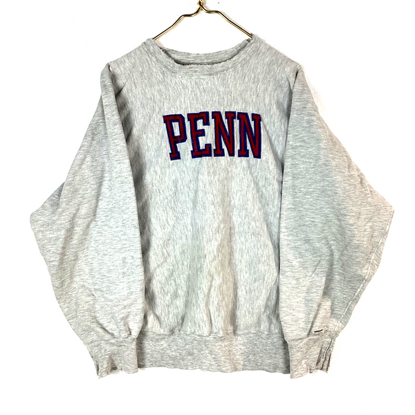 Vintage Penn State Champion Reverse Weave Warmup Sweatshirt Crewneck XL Gray