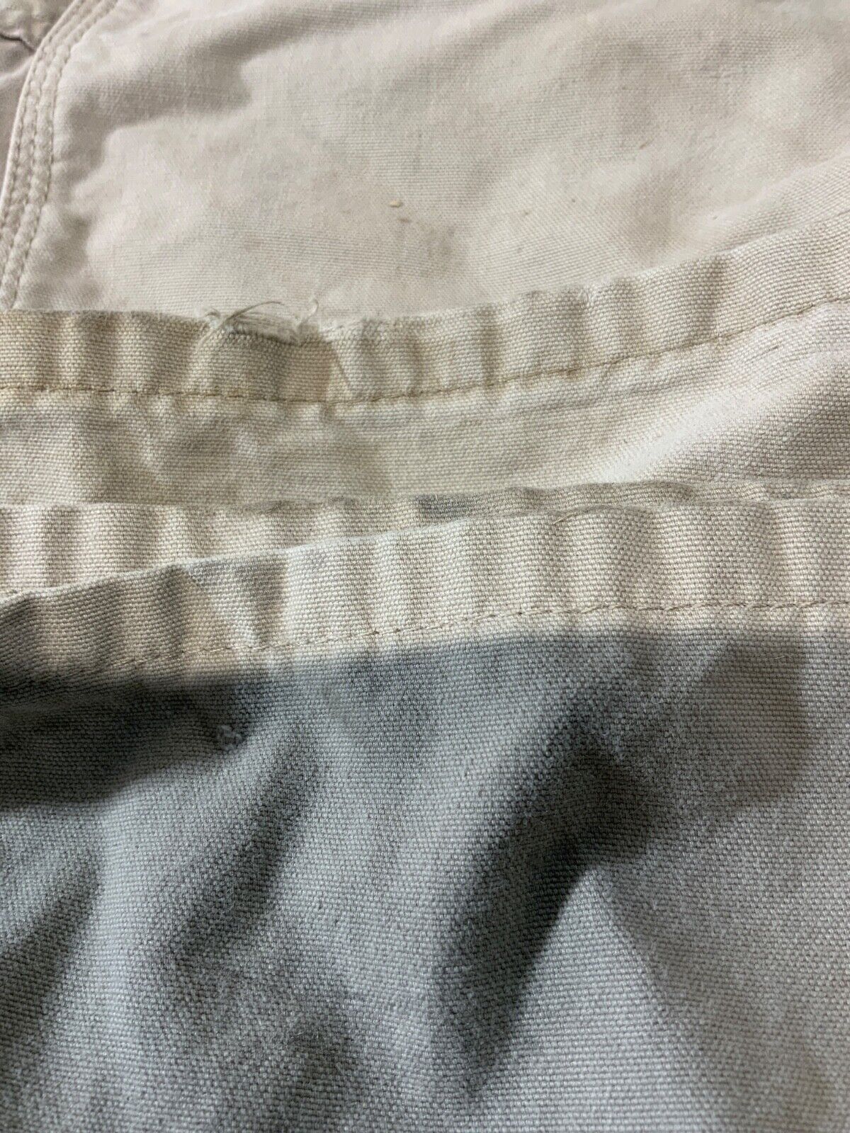 Carhartt Double Knee Dungaree Workwear Pants 32x36 Beige