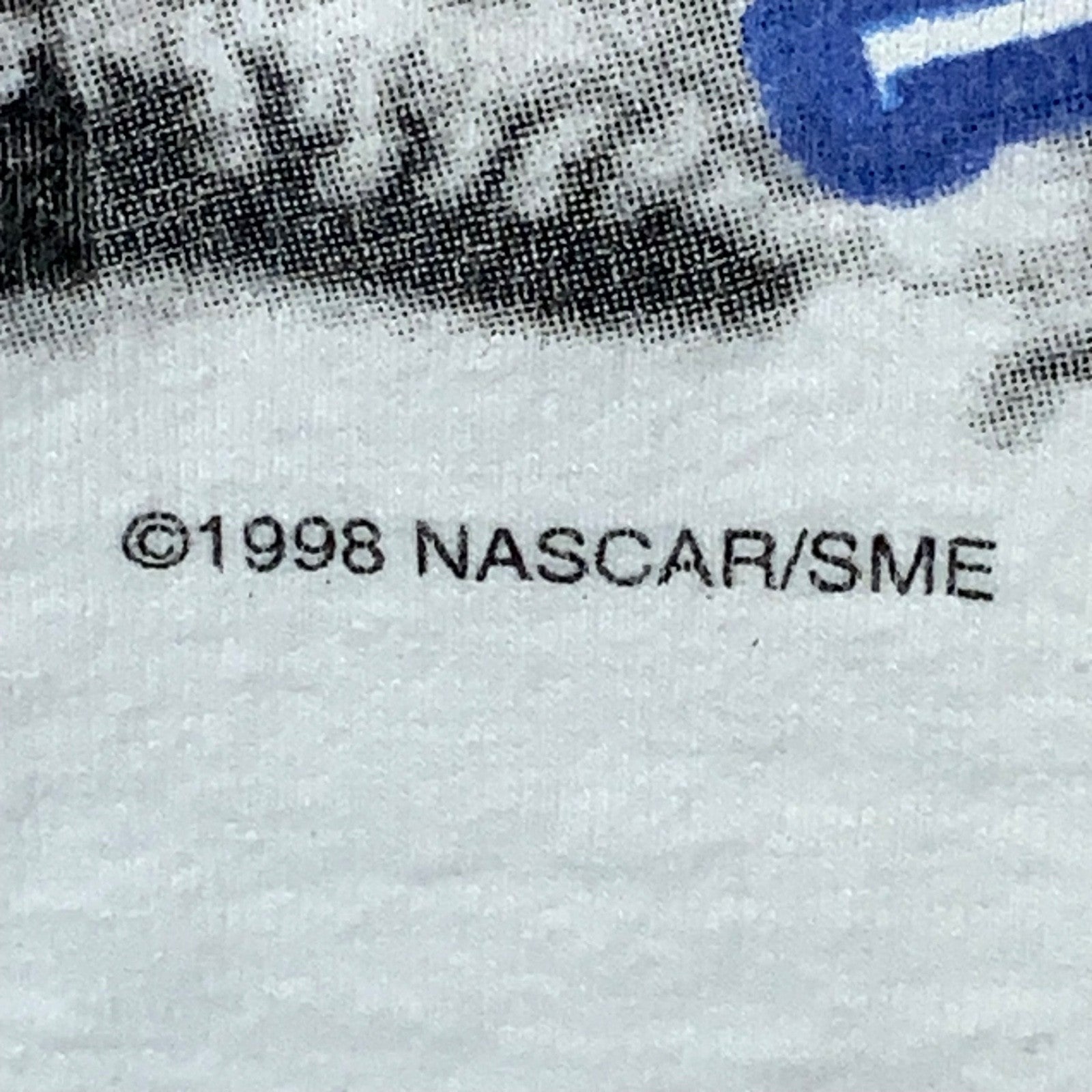 Vintage Nascar Winston Cup Tour T-Shirt XL White 1999 Heavy Metal Thunder 90s