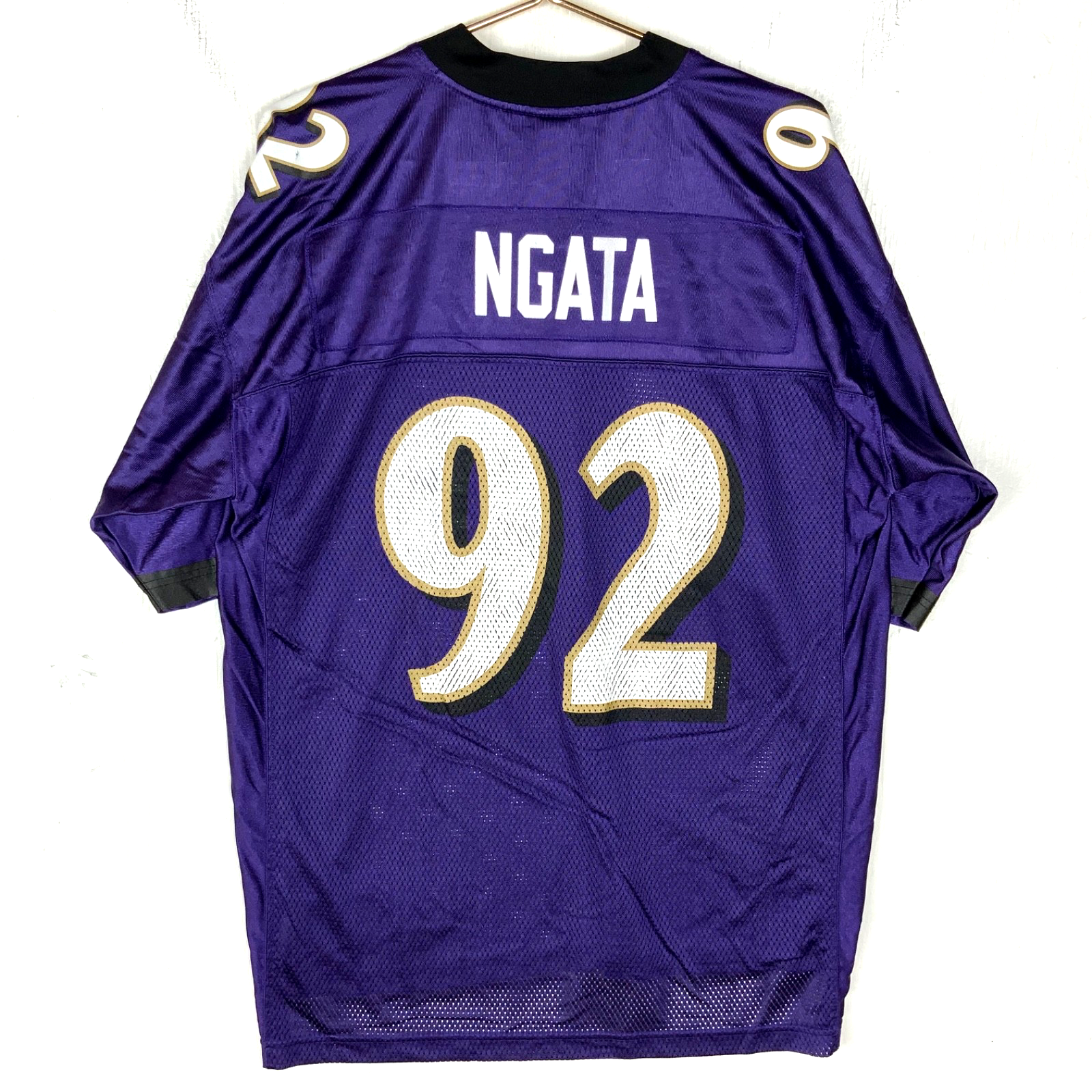 Baltimore Ravens Jersey Large Haloti Ngata Purple Nfl