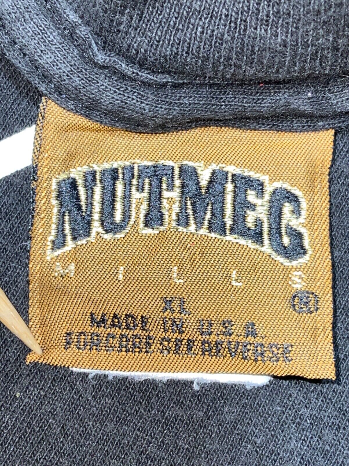 Vintage Pittsburgh Penguins Nutmeg T-shirt XL Made In Usa Nhl Mario Lemieux 90s