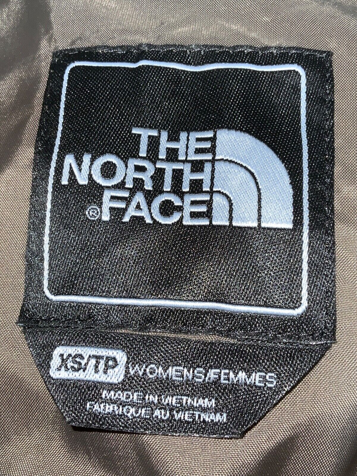 The North Face Women's Alis 550 Down Puffer Jacket Size XS Brown Full Zip