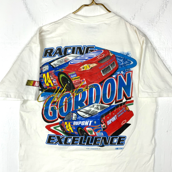 Vintage Nascar T-Shirt Large Competitors View 2001 Jeff Gordon Racing Excellence