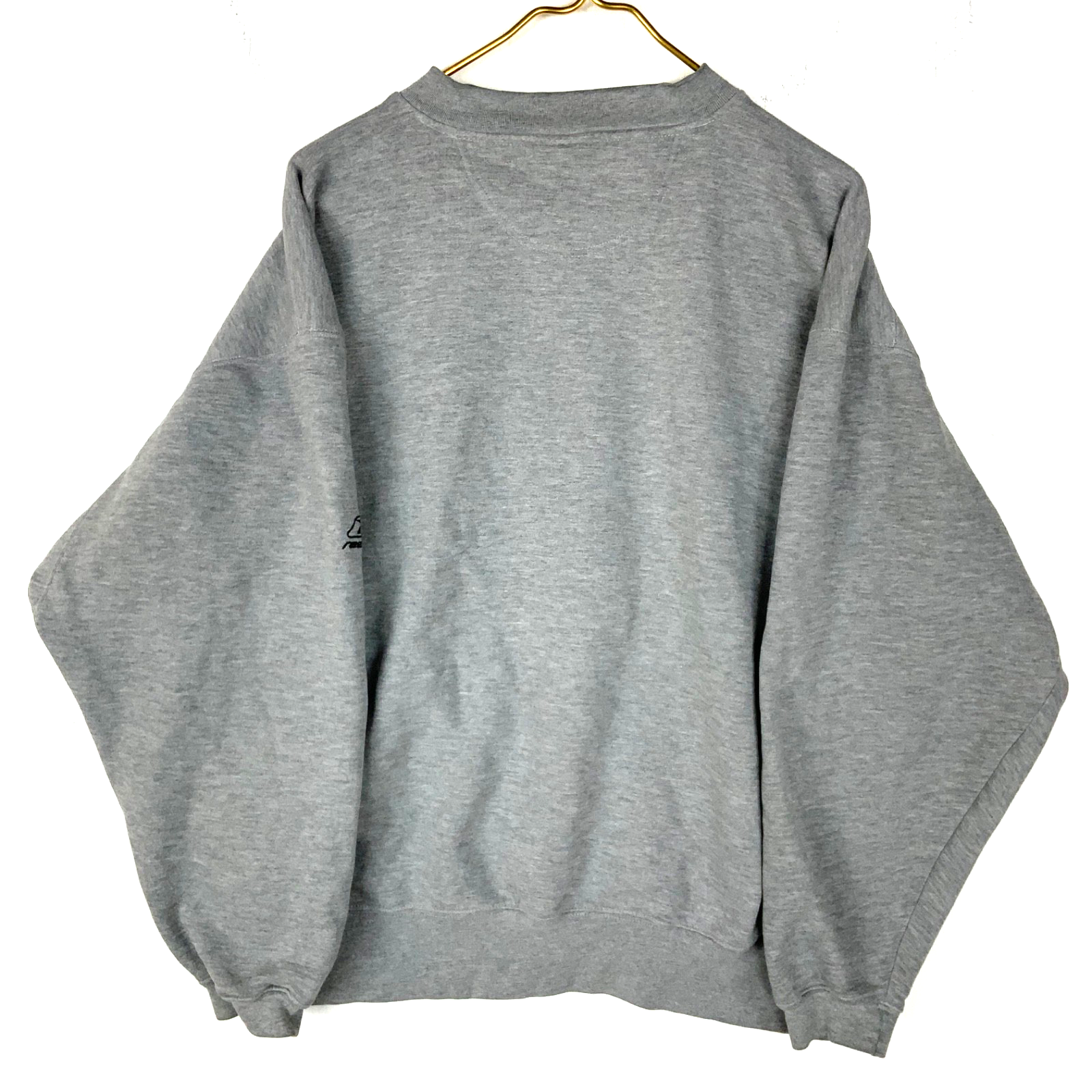 Vintage Minnesota Vikings Reebok Sweatshirt Large Gray Embroidered Nfl Football