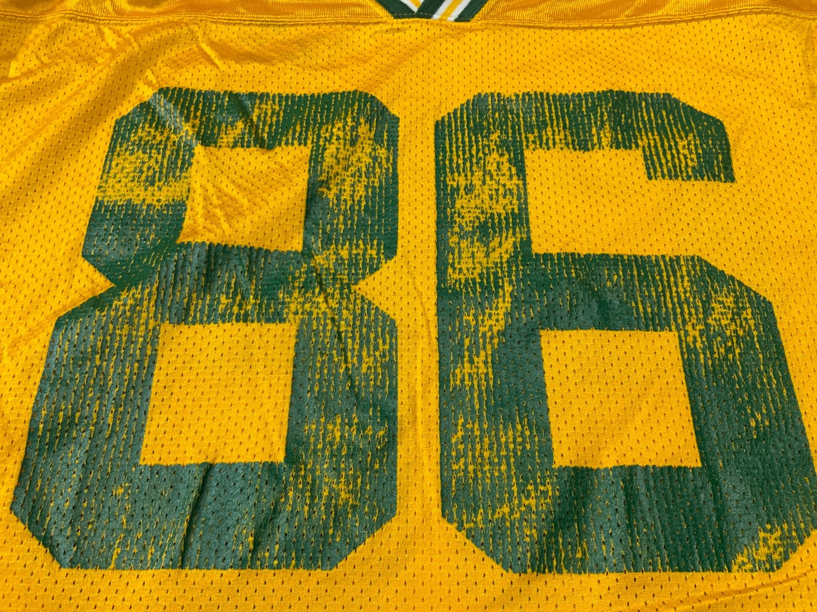 Vintage Green Bay Packers Jersey Large Reebok Antonio Freeman Yellow Nfl