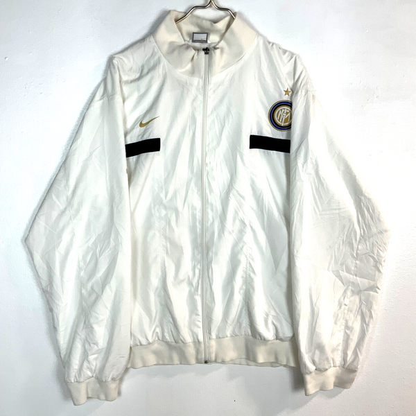 Vintage Nike Inter Milan Football Club Windbreaker Jacket XL White