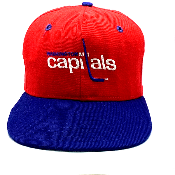 Vintage Washington Capitals SnapBack Hat Cap Adjustable Nhl Made In Usa
