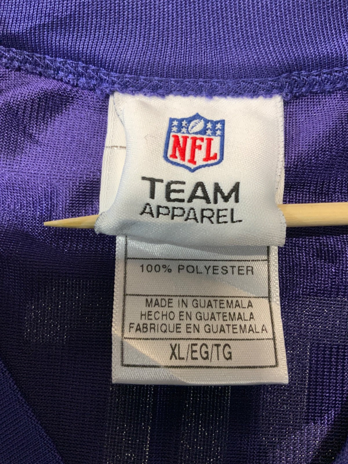 Baltimore Ravens Jersey XL Team Apparel Ray Rice Purple Nfl