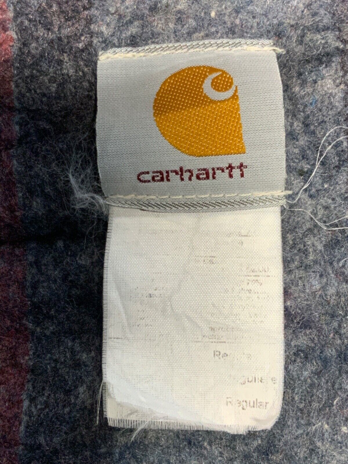 Vintage Carhartt Detroit Jacket Medium Brown Full Zip Blanket Lined Workwear